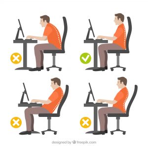 salud postural sentado